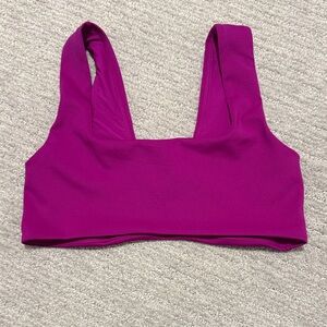 Left On Friday Magenta Bikini Top